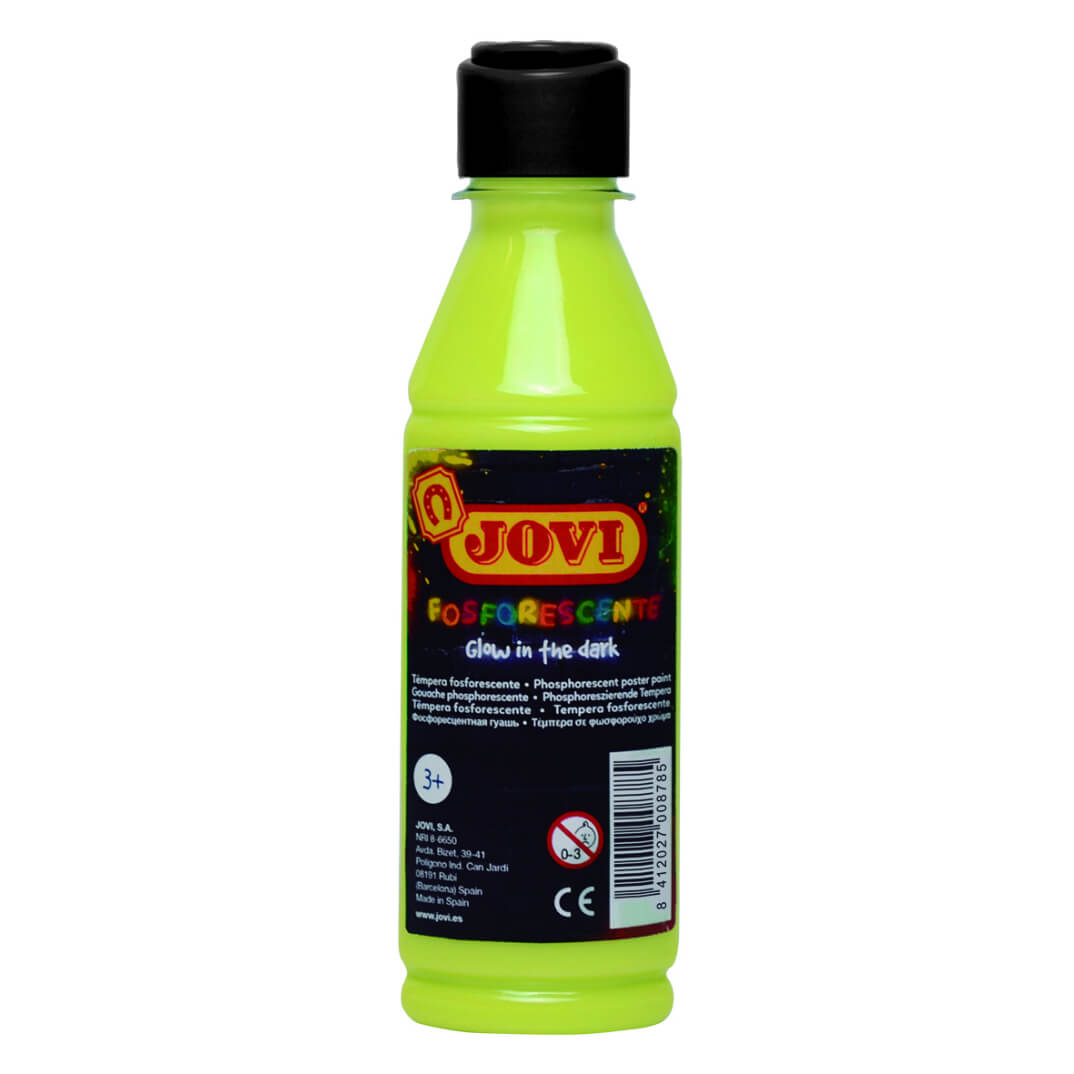Témpera líquida Jovi 250ml flúor amarilla