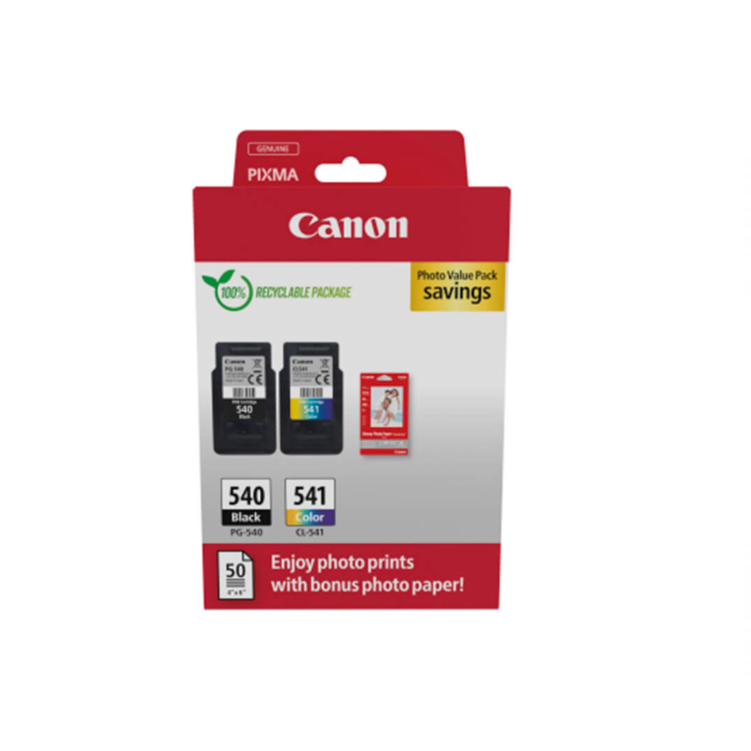 Canon PG540+CL541 negre+tricolor pack de 2