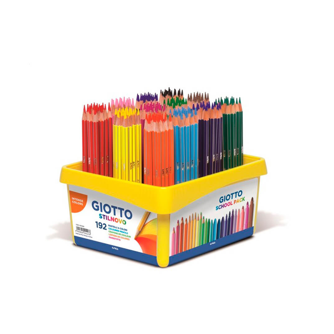 Pack 192 llapis Giotto Stilnovo 12 colors