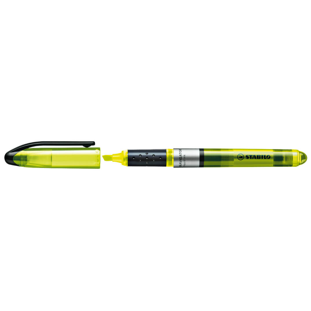 Rotulador flúor Stabilo Navigator amarillo