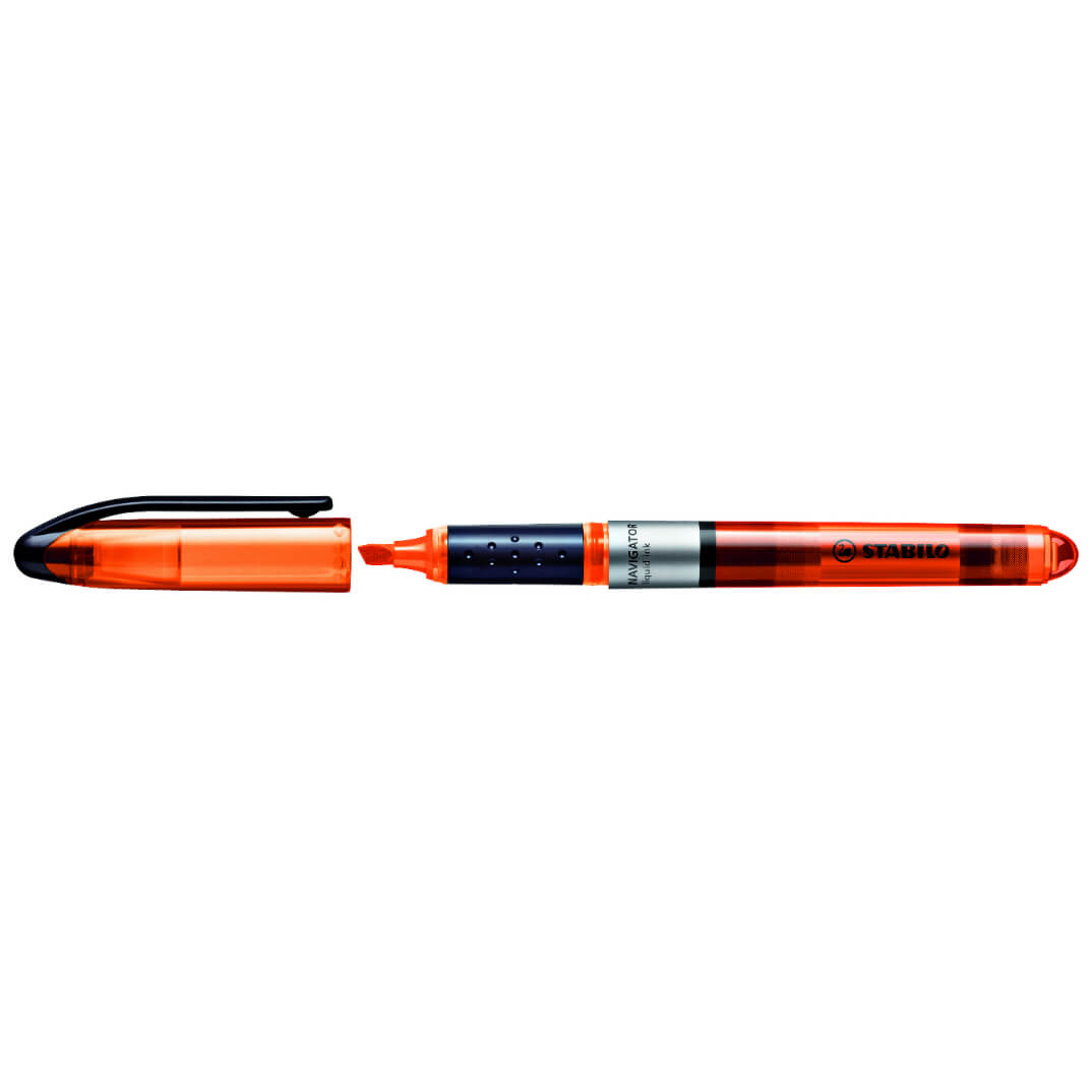 Rotulador flúor Stabilo Navigator naranja