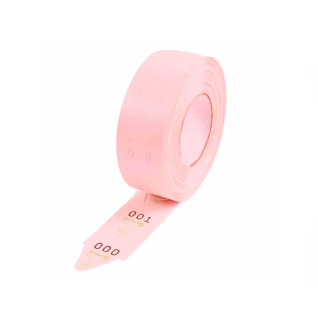 Rollo 2000 unidades ticket "Su turno" color rosa