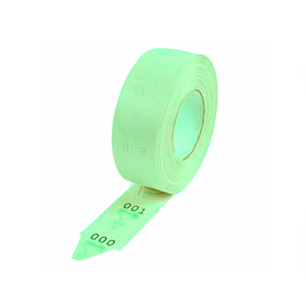 Rollo 2000u. ticket "Su turno" color verde