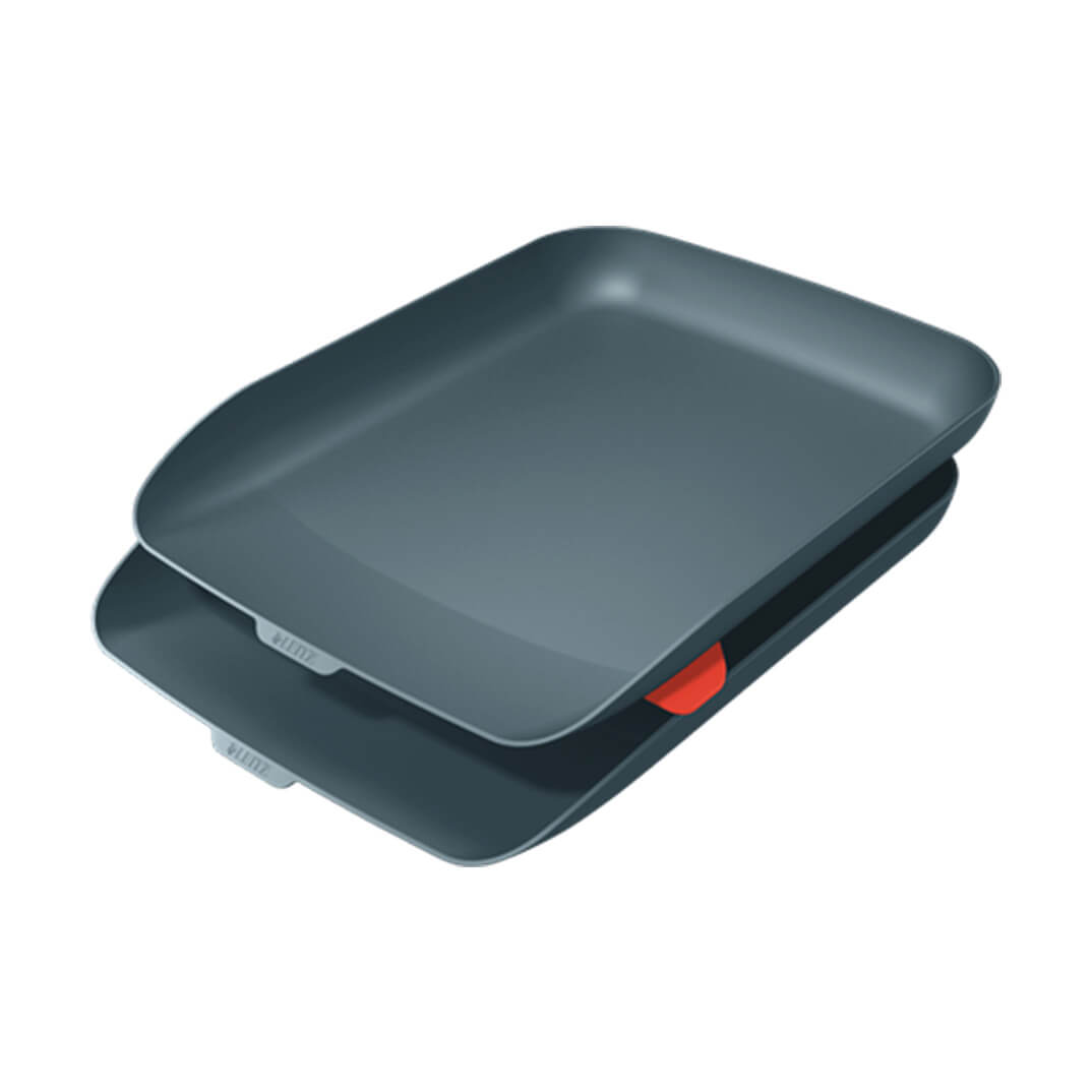 Set 2 safates de sobretaula Leitz Cosy gris fosc