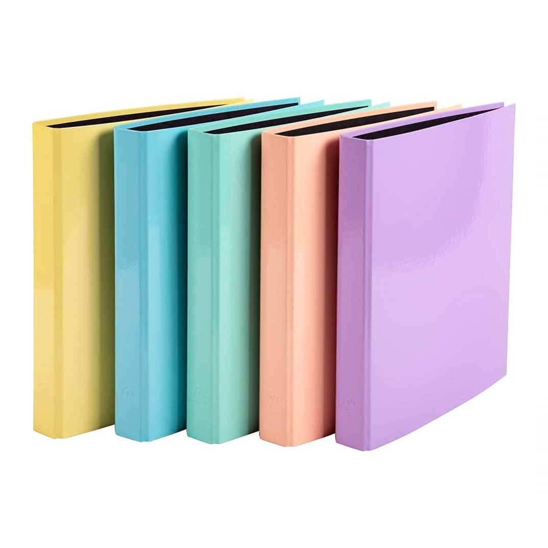 Carpeta A4 2 anelles Aquarel assortits