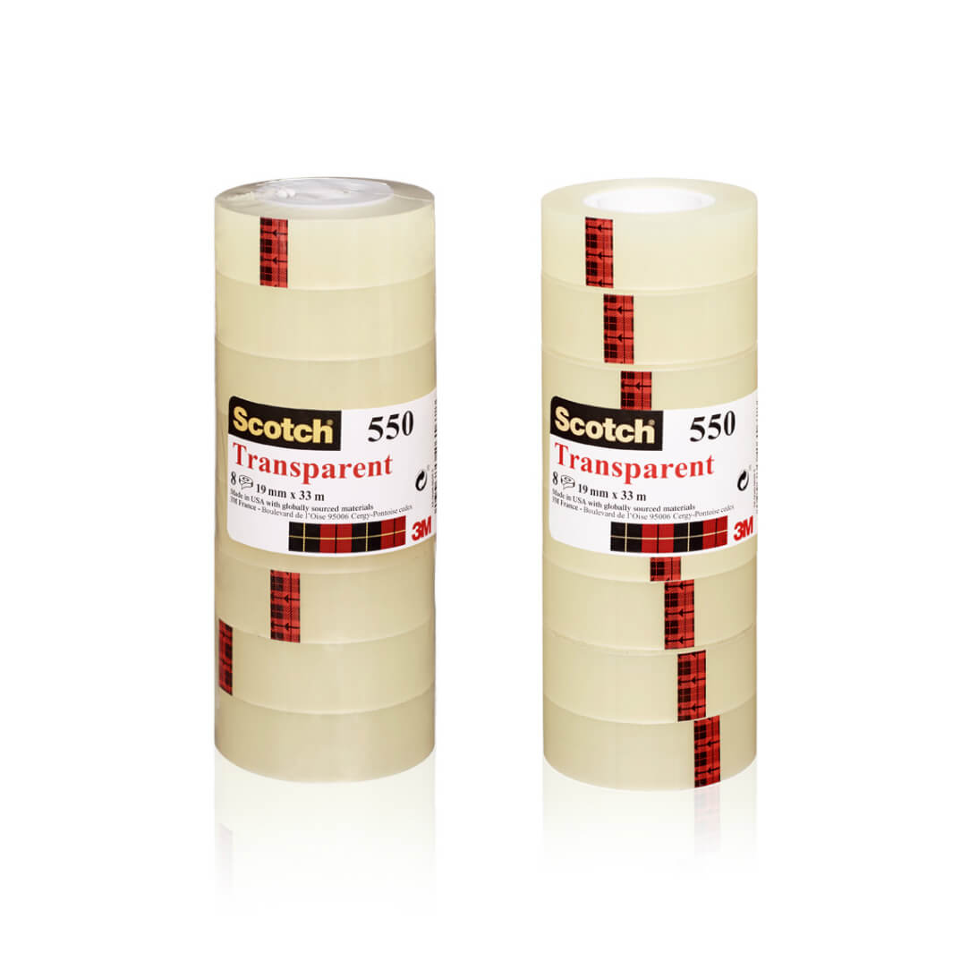 Cinta adhesiva transparent Scotch® 19mm x 33m
