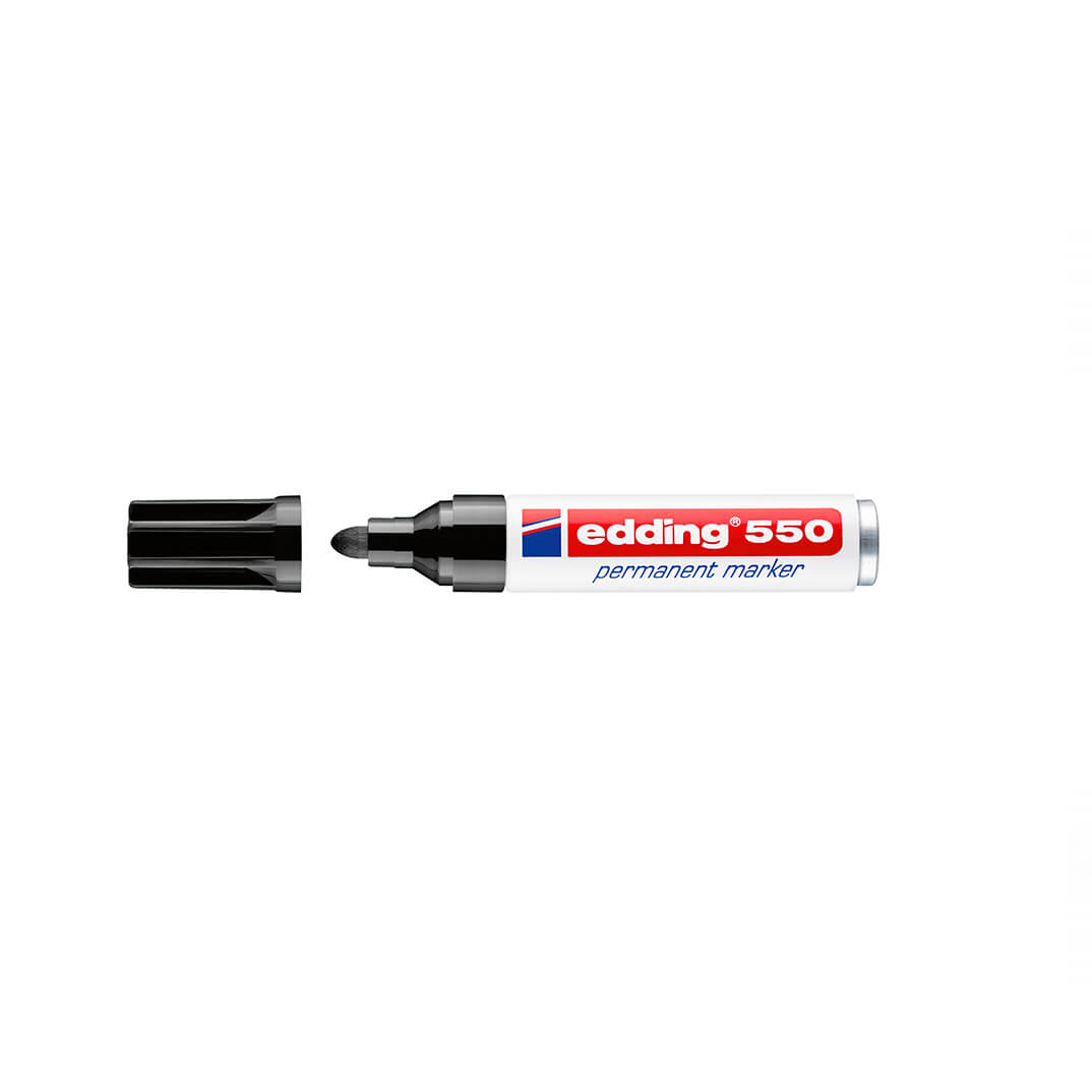 Rotulador edding 550 negro