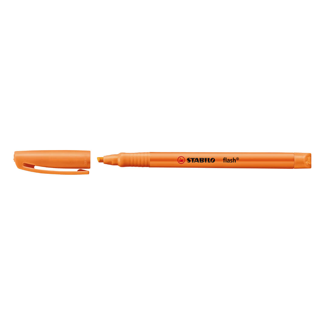 Retolador fluor Stabilo flash taronja