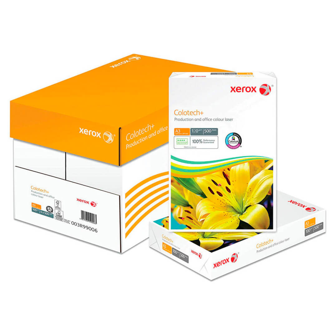 Paper Xerox Colotech+ A4 120g 500 fulls