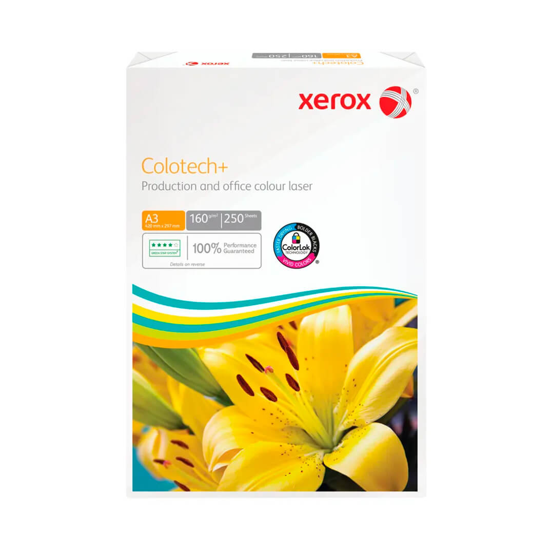 Papel Xerox Colotech+ A3 160g 250 hojas