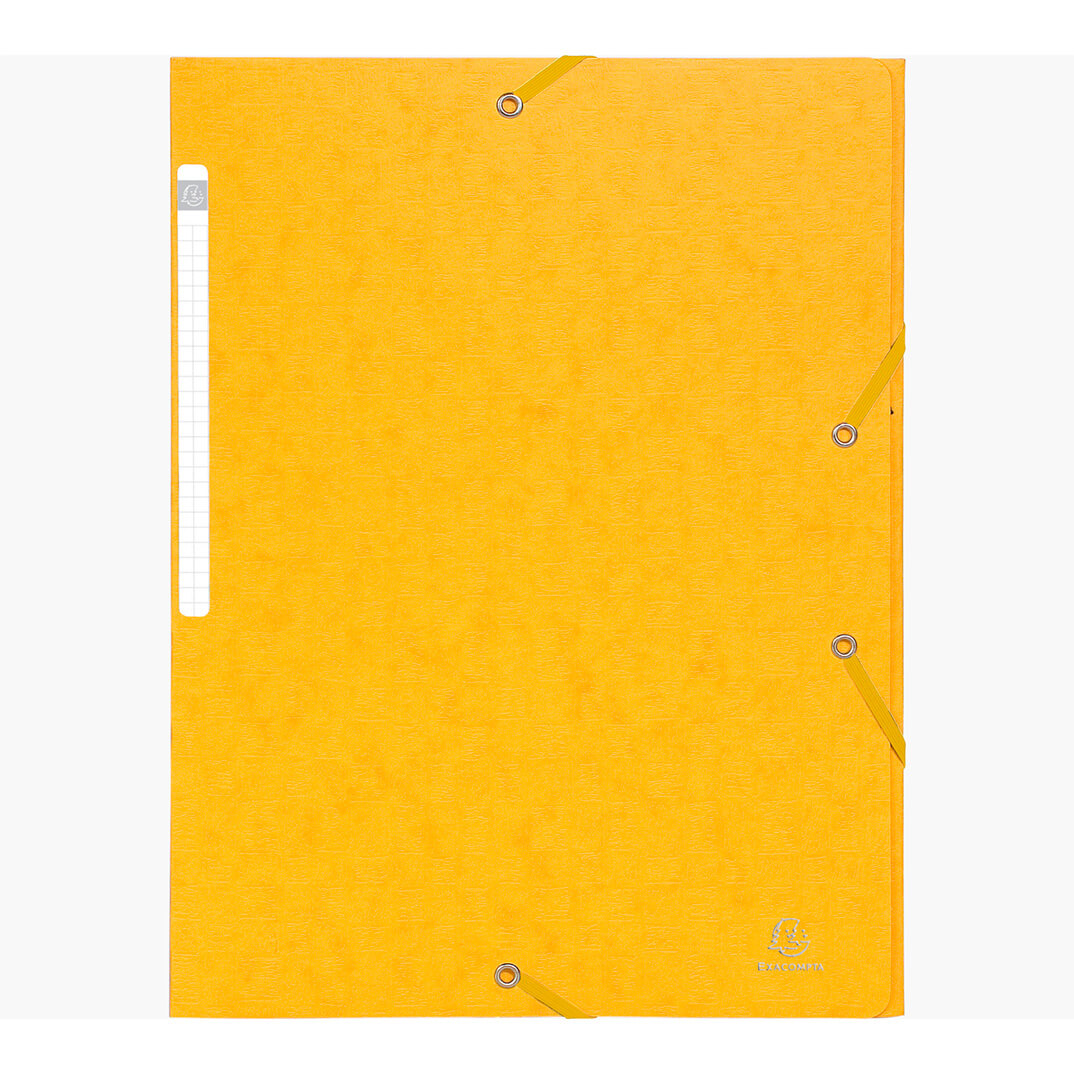 Carpetas Exacompta gomas+solapas A4 maxi amarillo