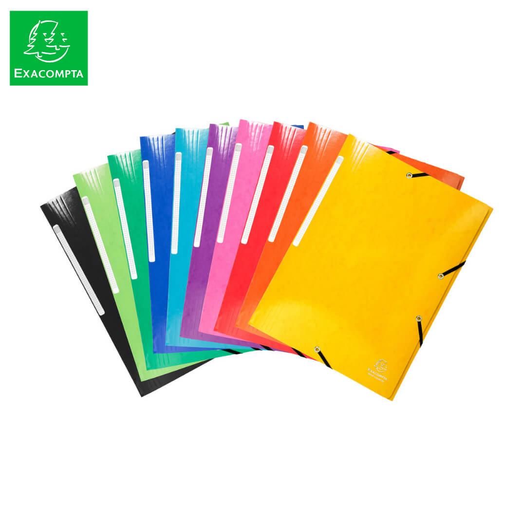 Carpeta con gomas A4 colores surtidos