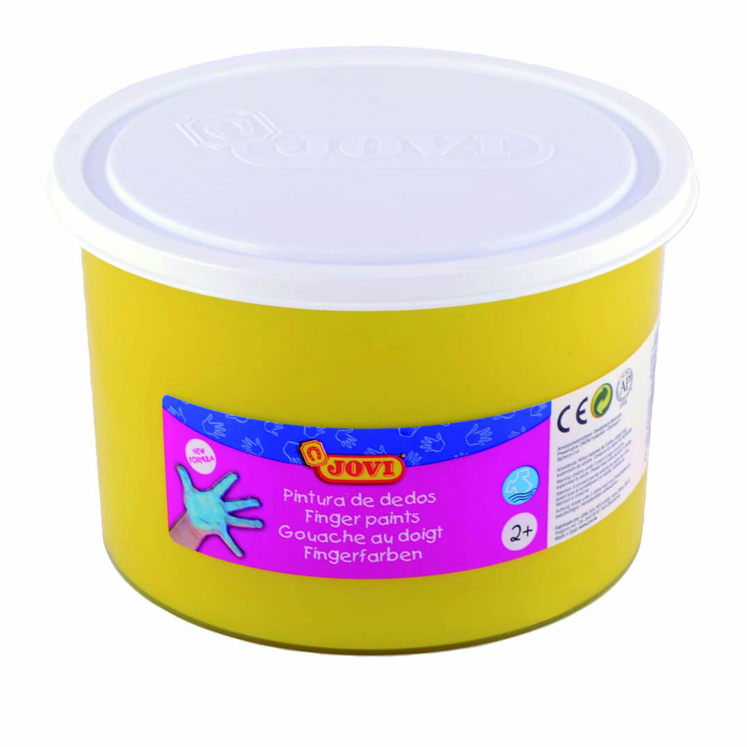 Pintura dedos Jovi 500ml amarillo