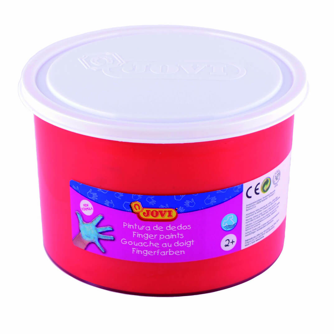 Pintura dedos Jovi 500ml rojo
