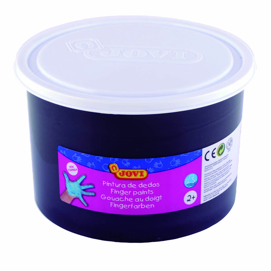 Pintura dedos Jovi 500ml negro