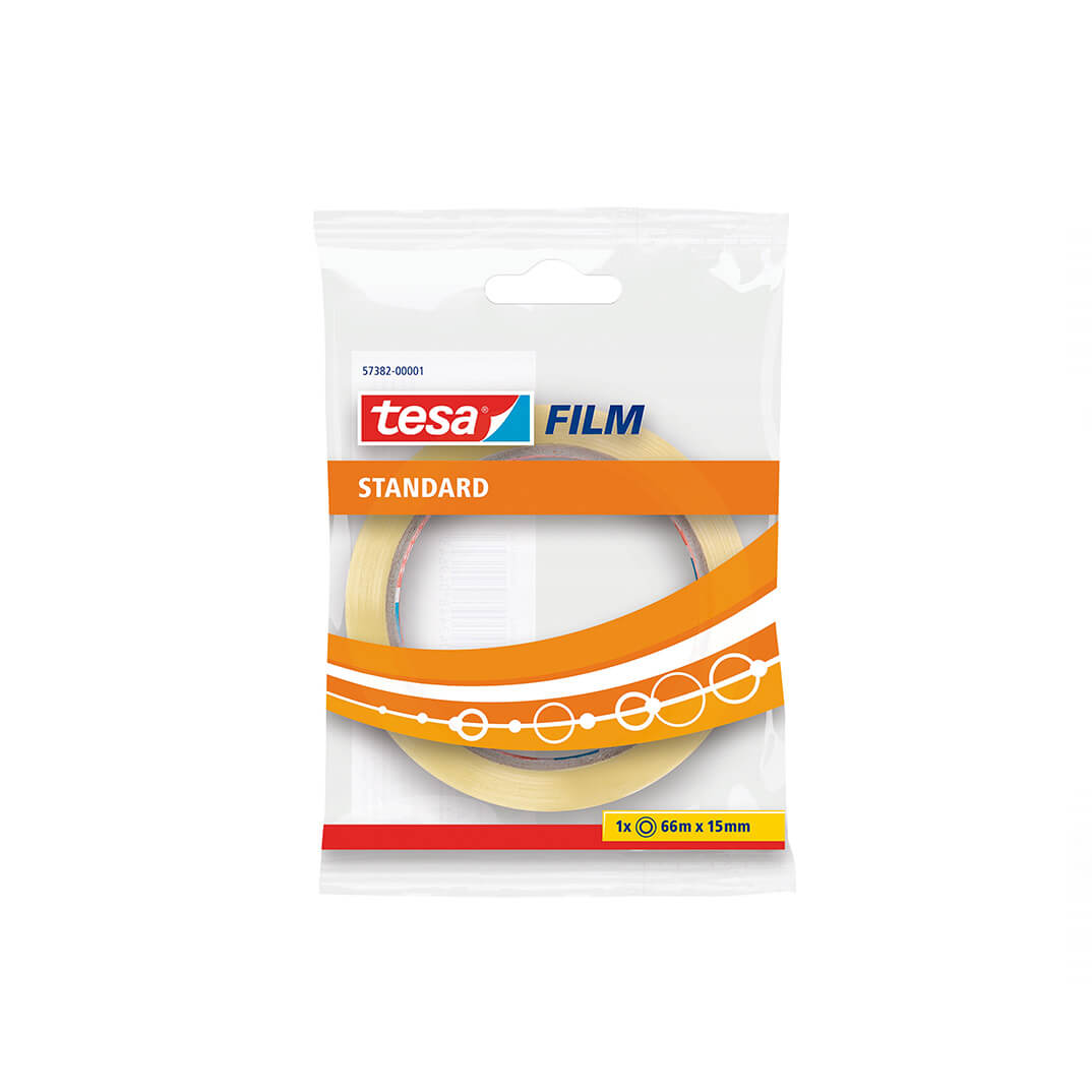 Cinta adhesiva Tesa 15mm x 66m transparent