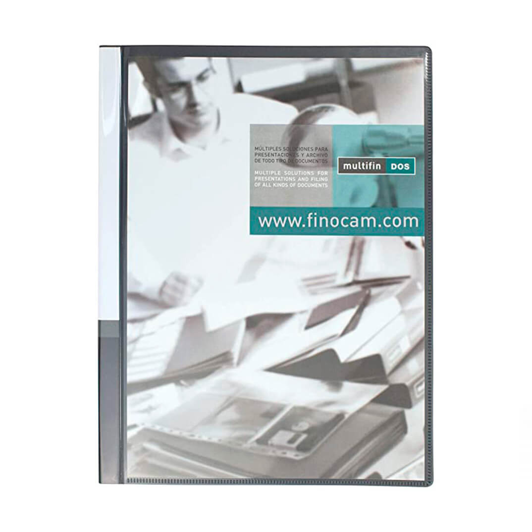 Dosier personalizable Multifin fástener negro D064
