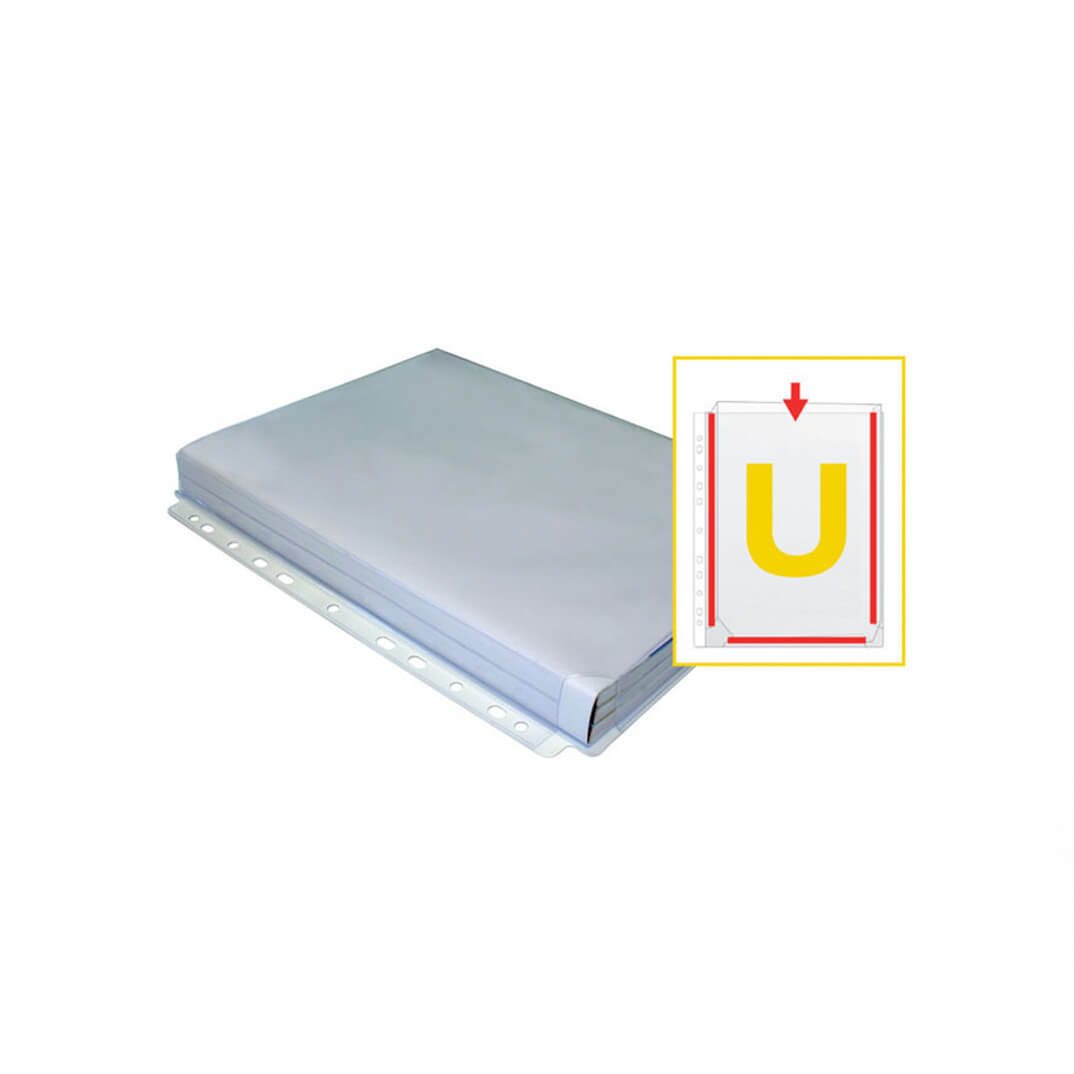 Pack 5 fundas manxa A4 multiforat PVC