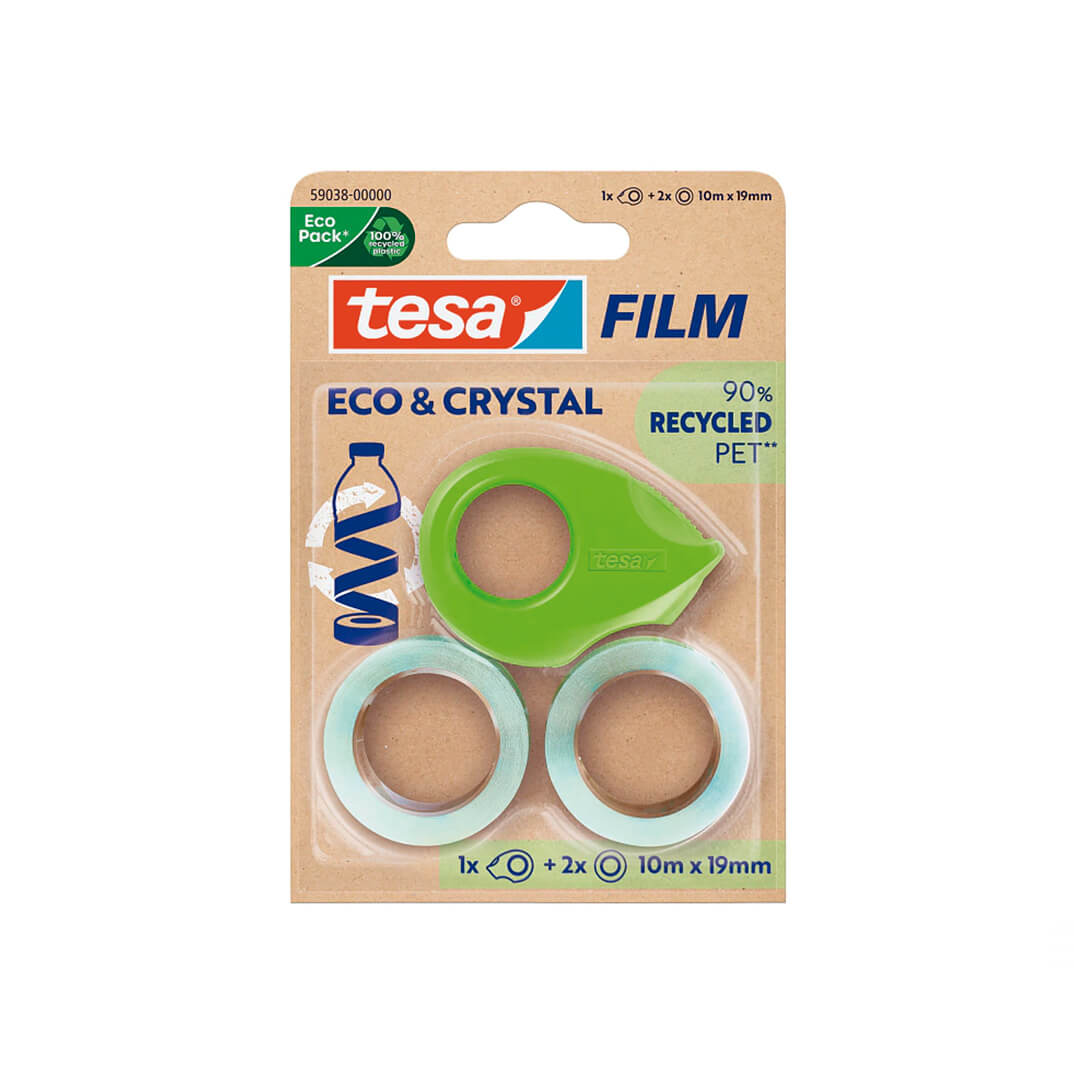 Cinta Tesa Eco&Crystal 10x19 mm + dispensador