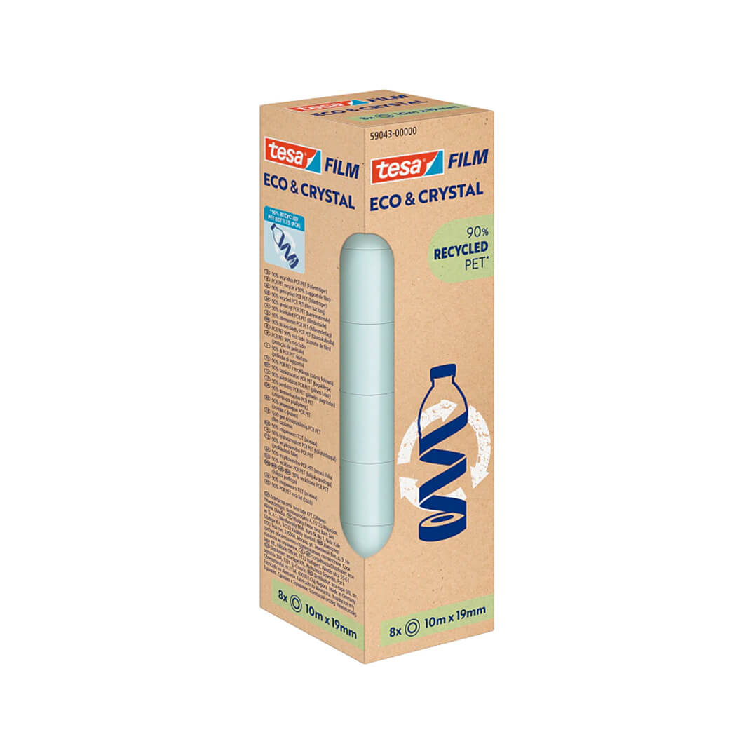 Pack de 8 cintes Tesa Eco & Crystal 10x19mm
