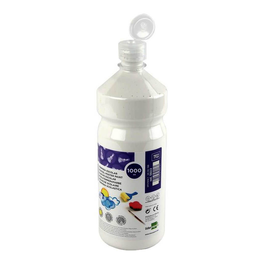 Témpera líquida Liderpaper 1000 ml blanc