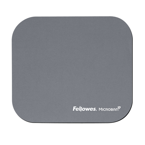 Alfombrilla para ratón microbian Fellowes gris