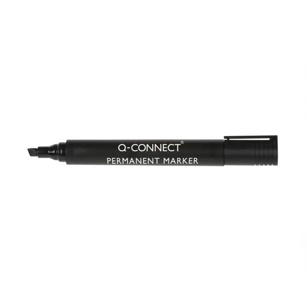 Rotulador permanente Q-Connect negro