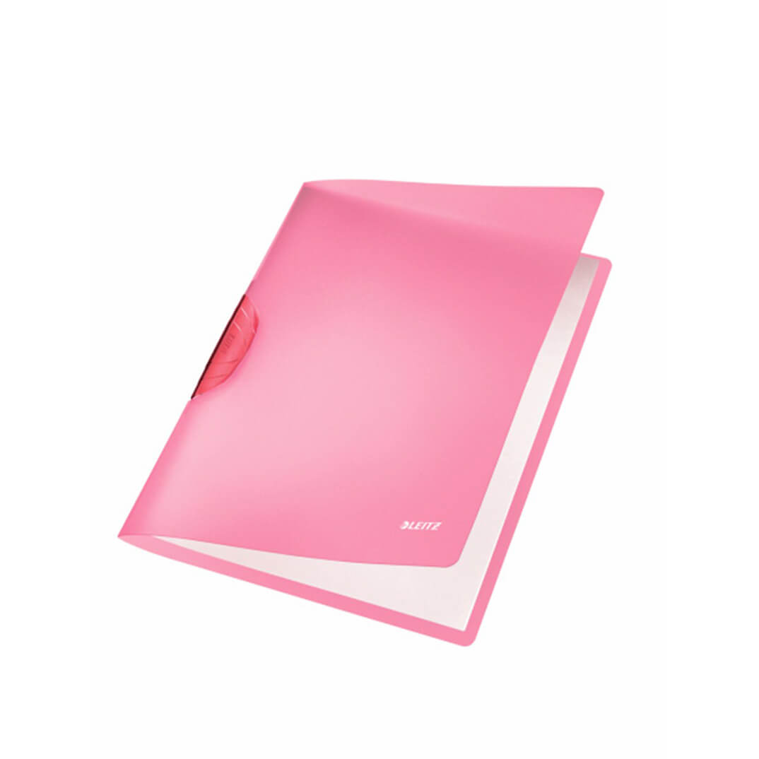 Dossier Leitz rainbow clip vermell