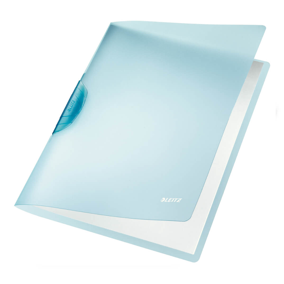 Dossier Leitz rainbow clip blau clar