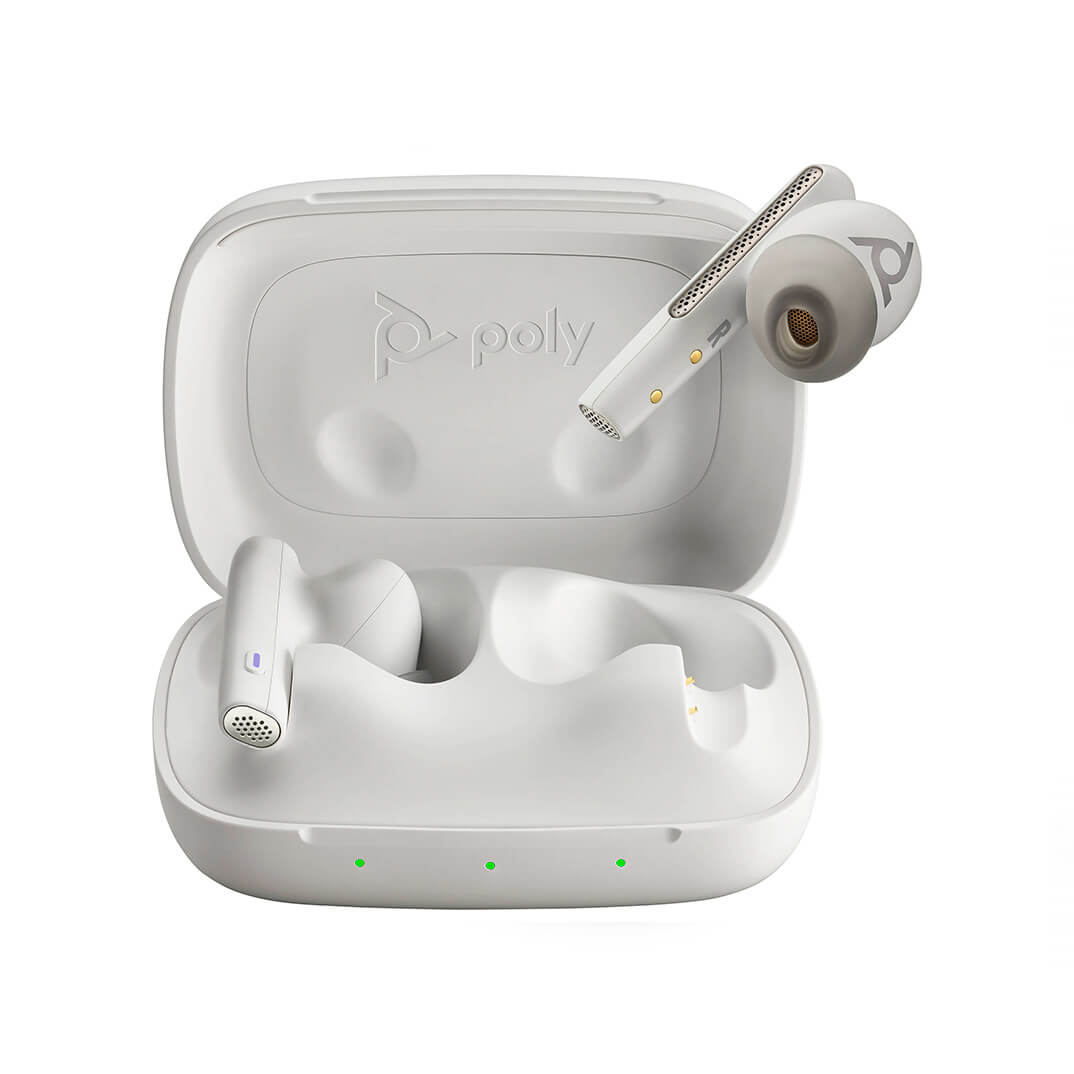Auricular Poly Voyager Free 60 UC USB-C Blanco