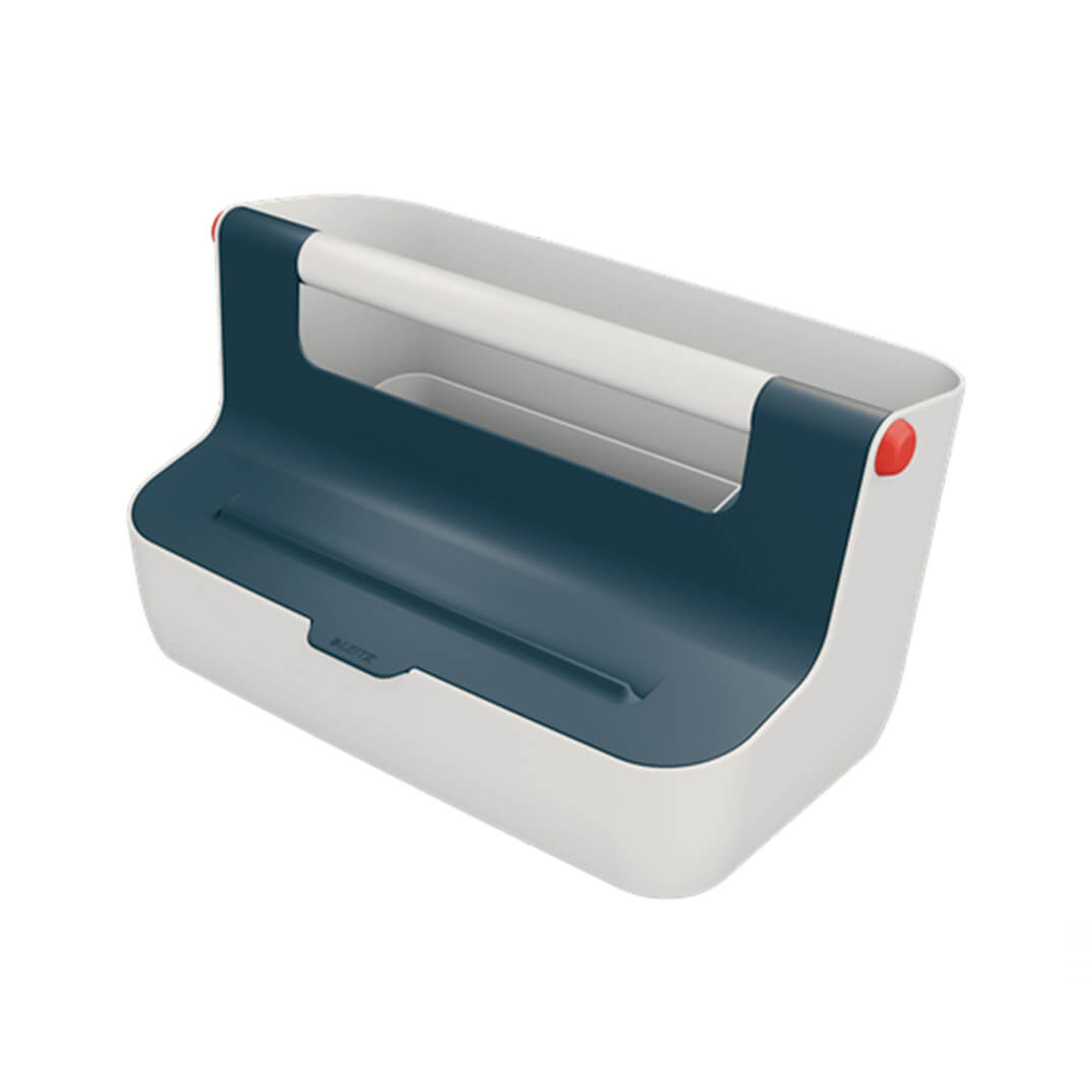 Caja de almacenamiento portátil Leitz Cosy gris