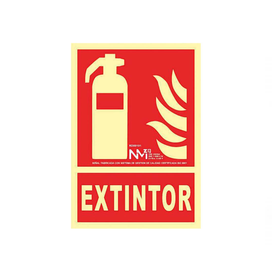 Senyal PVC A4 "Extintor"