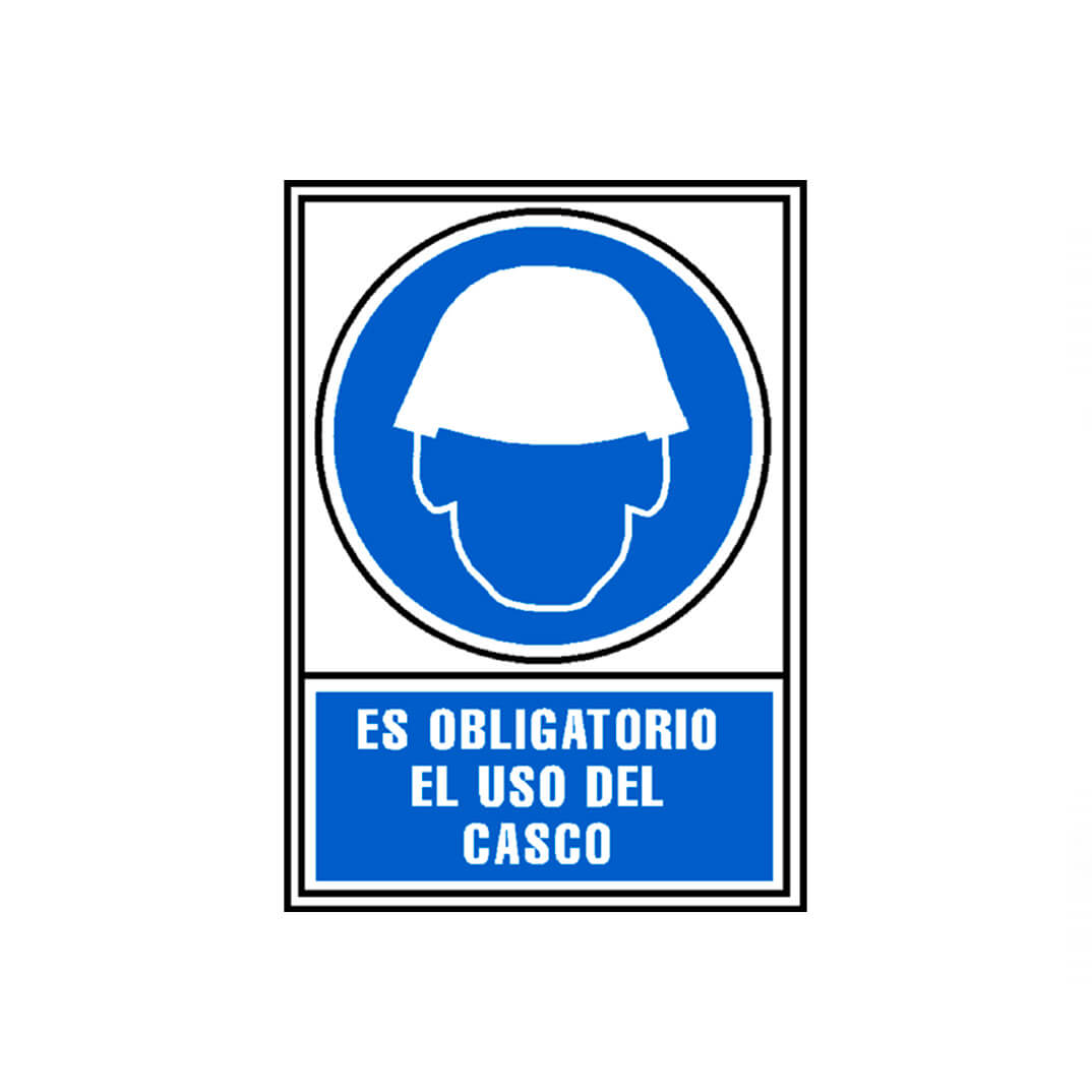 Senyal obligació "Ús de casc" Archivo 2000