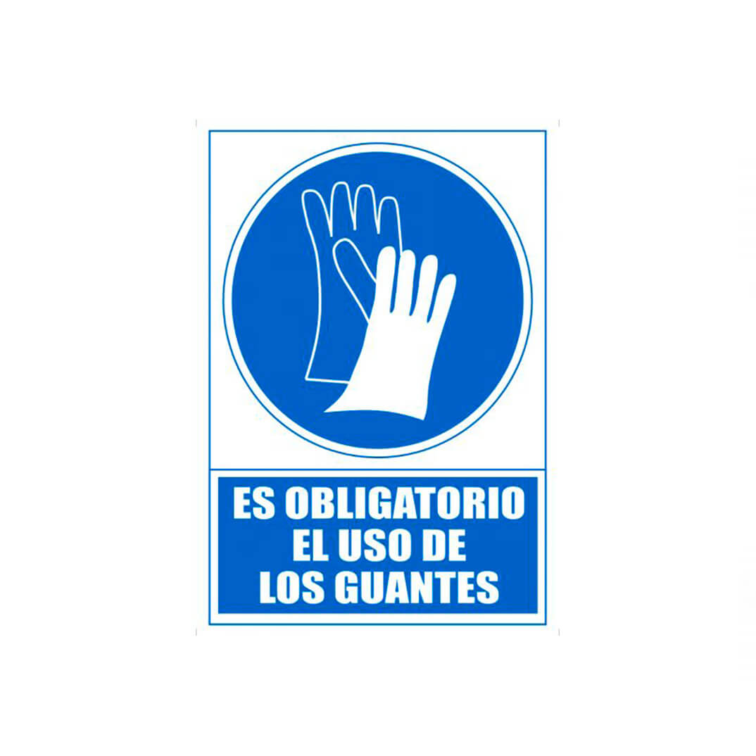 Senyal obligació "Ús de guants" Archivo 2000