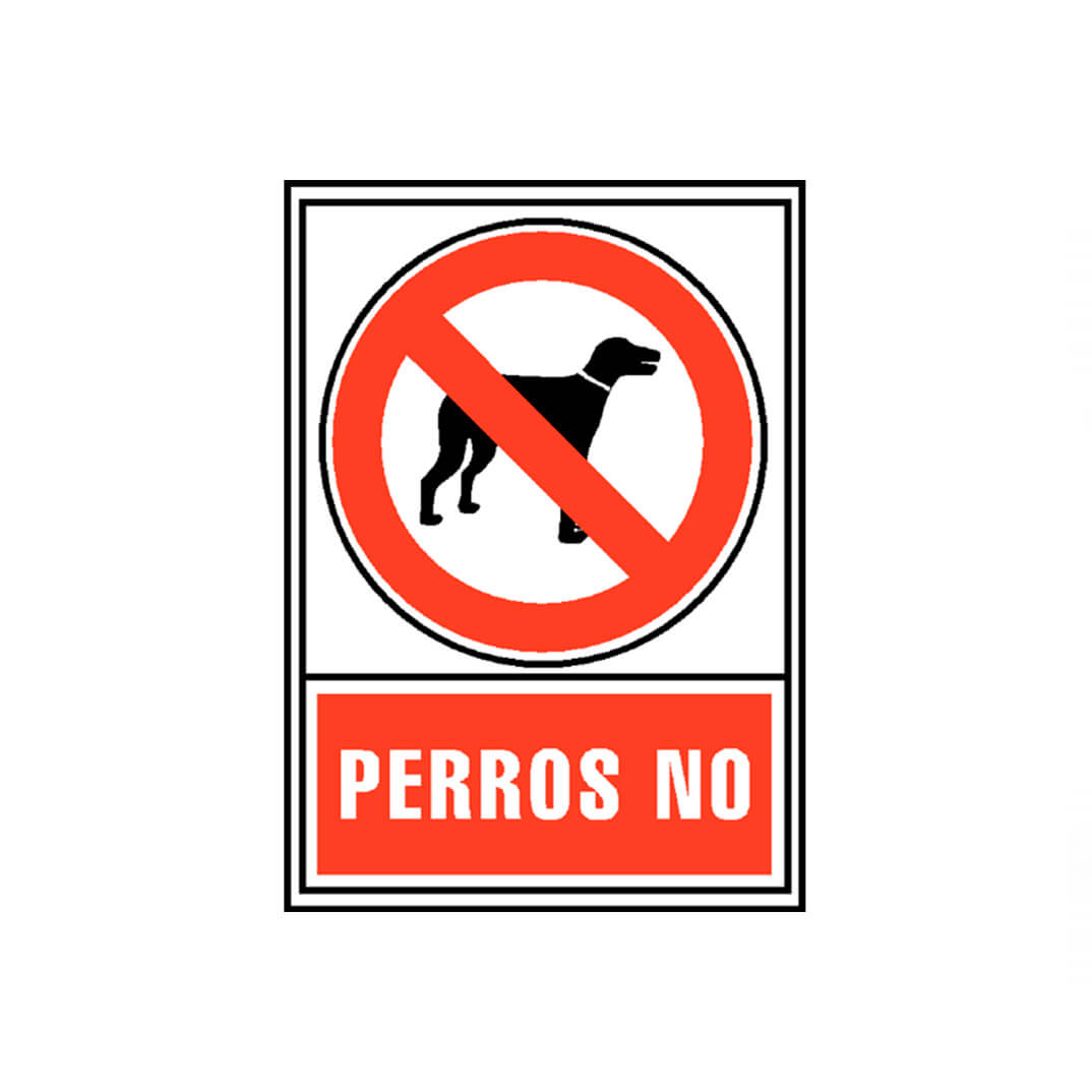 Señal "Perros No" Archivo 2000