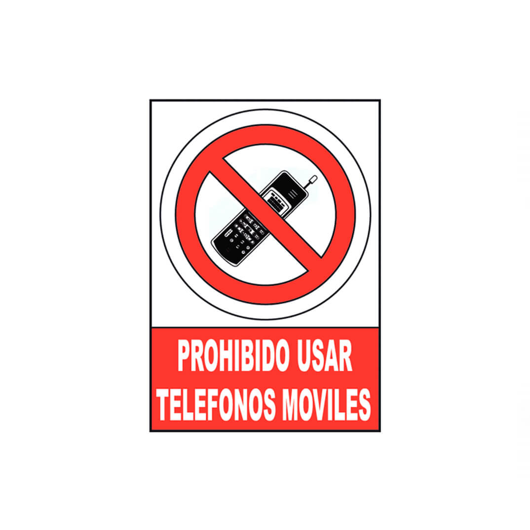 Señal "Prohibido Teléfonos Móviles" Archivo 2000