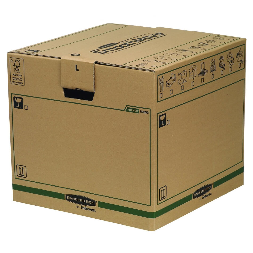 Caja transporte y mudanza grande 412x480x470mm