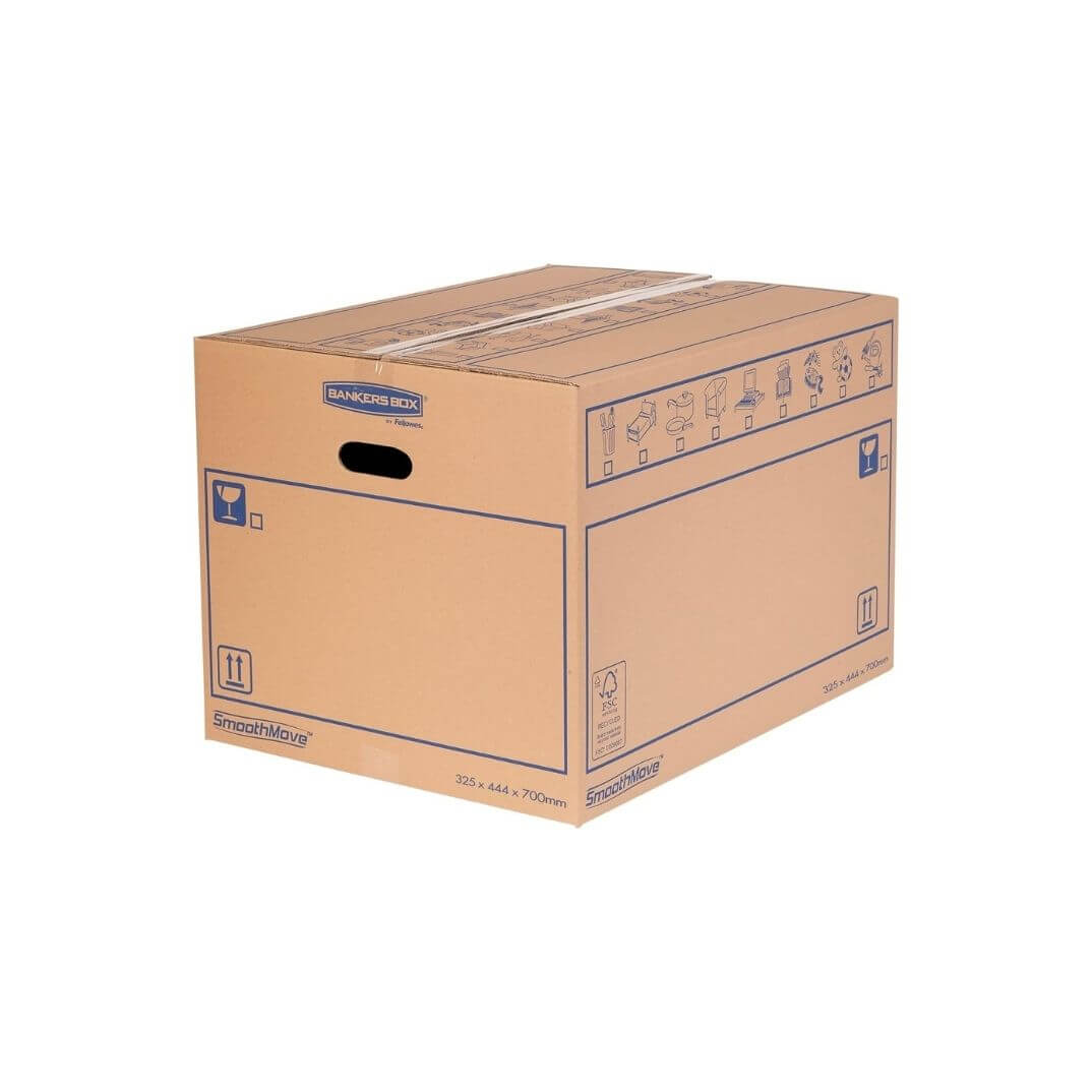 Pack 10 caixes mudança manual 100 litrs 44x32,5x70