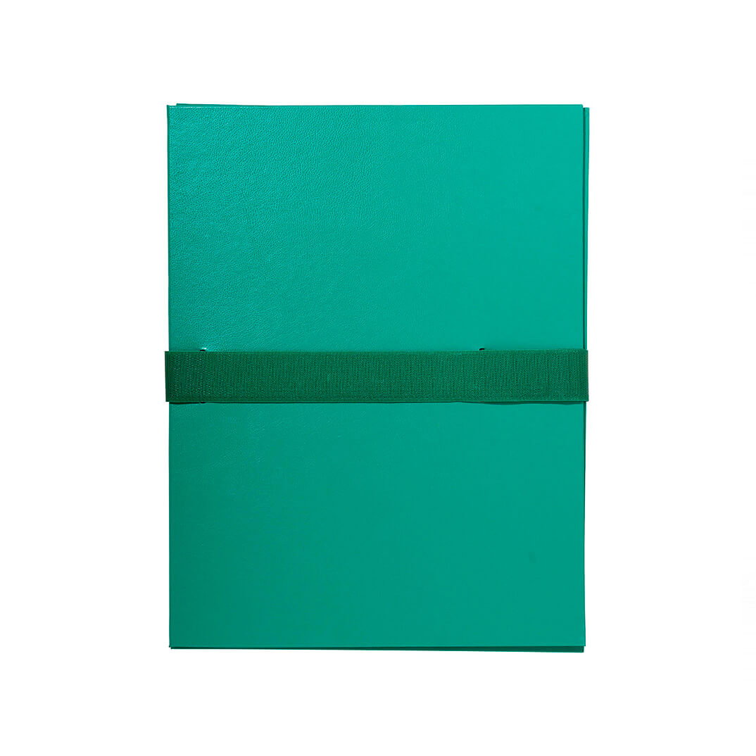 Carpeta Exacompta lomo extensible solapa A4 verde