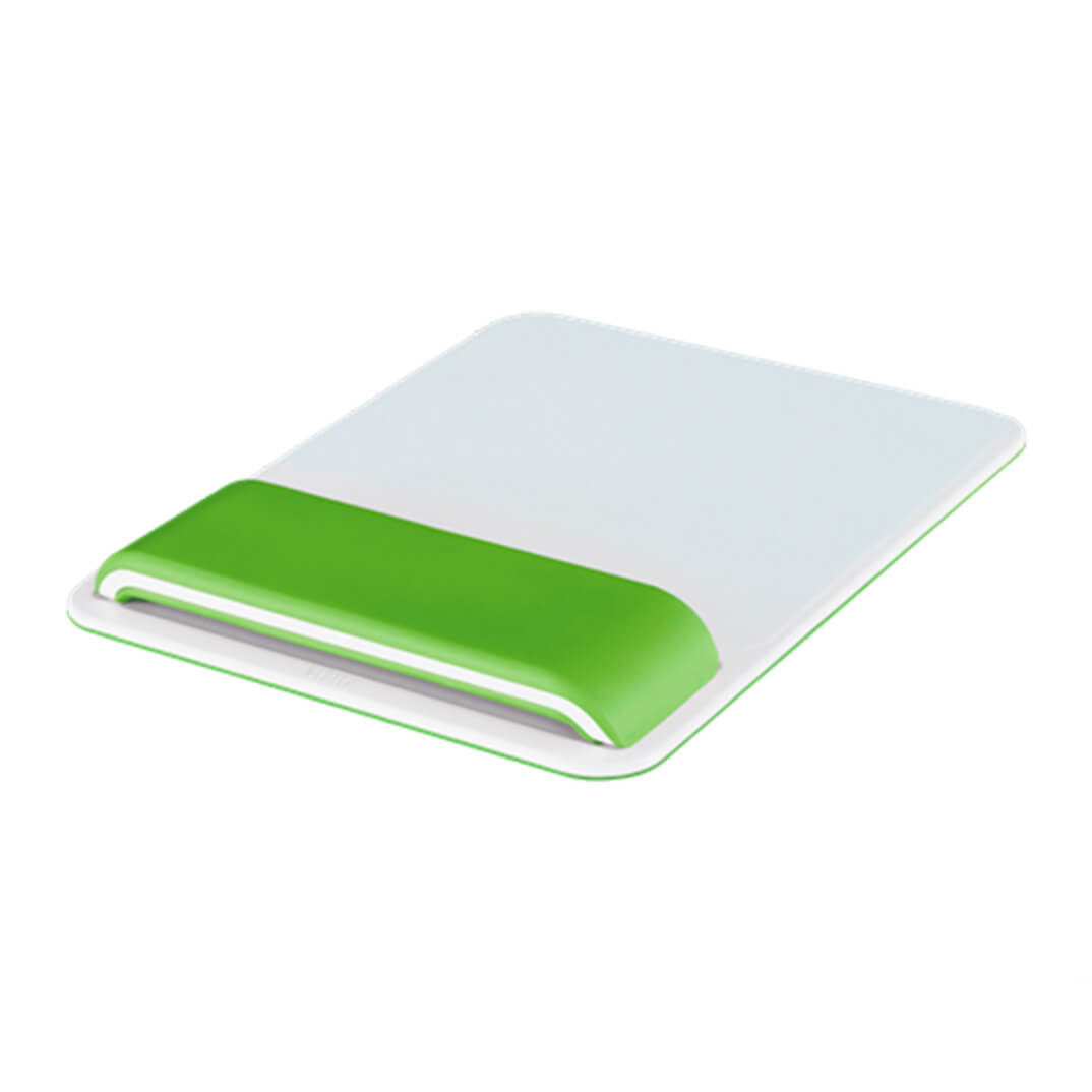 Alfombrilla Leitz Ergo WOW verde/blanco