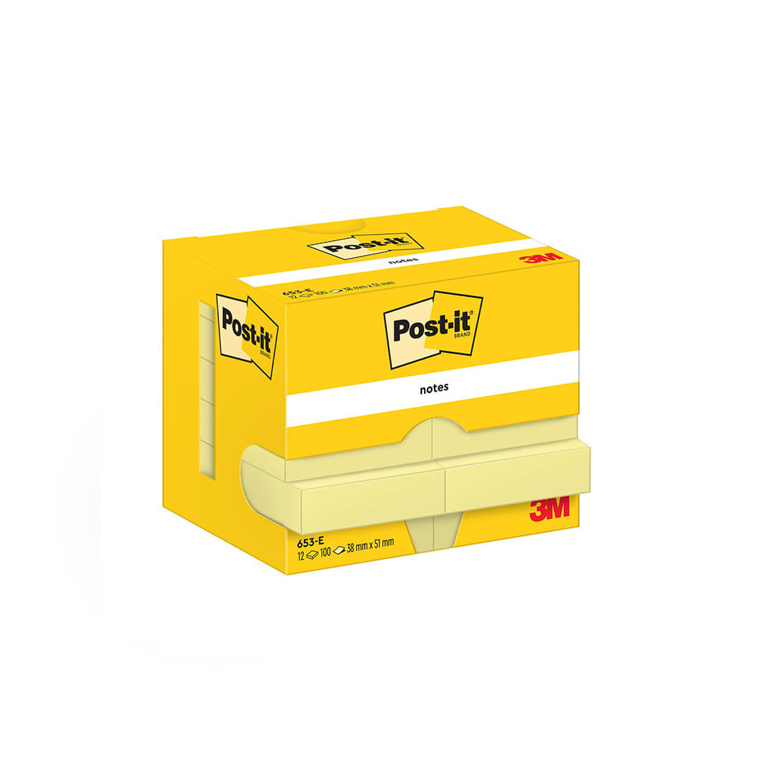 Bloc notes POST-IT® 653E 38x50