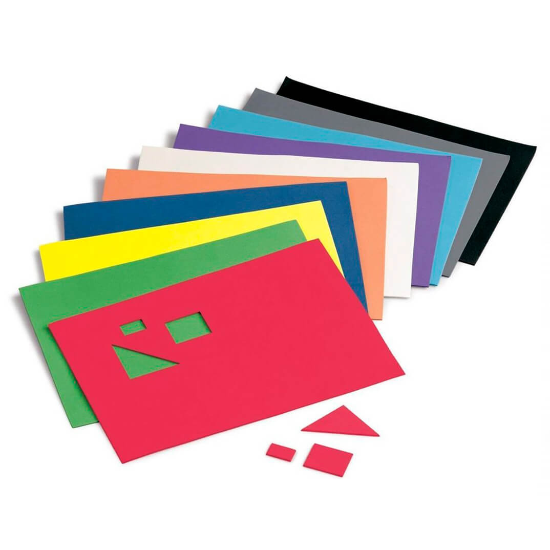 Hojas Goma Eva  20x30 colores surtidos  (10u)