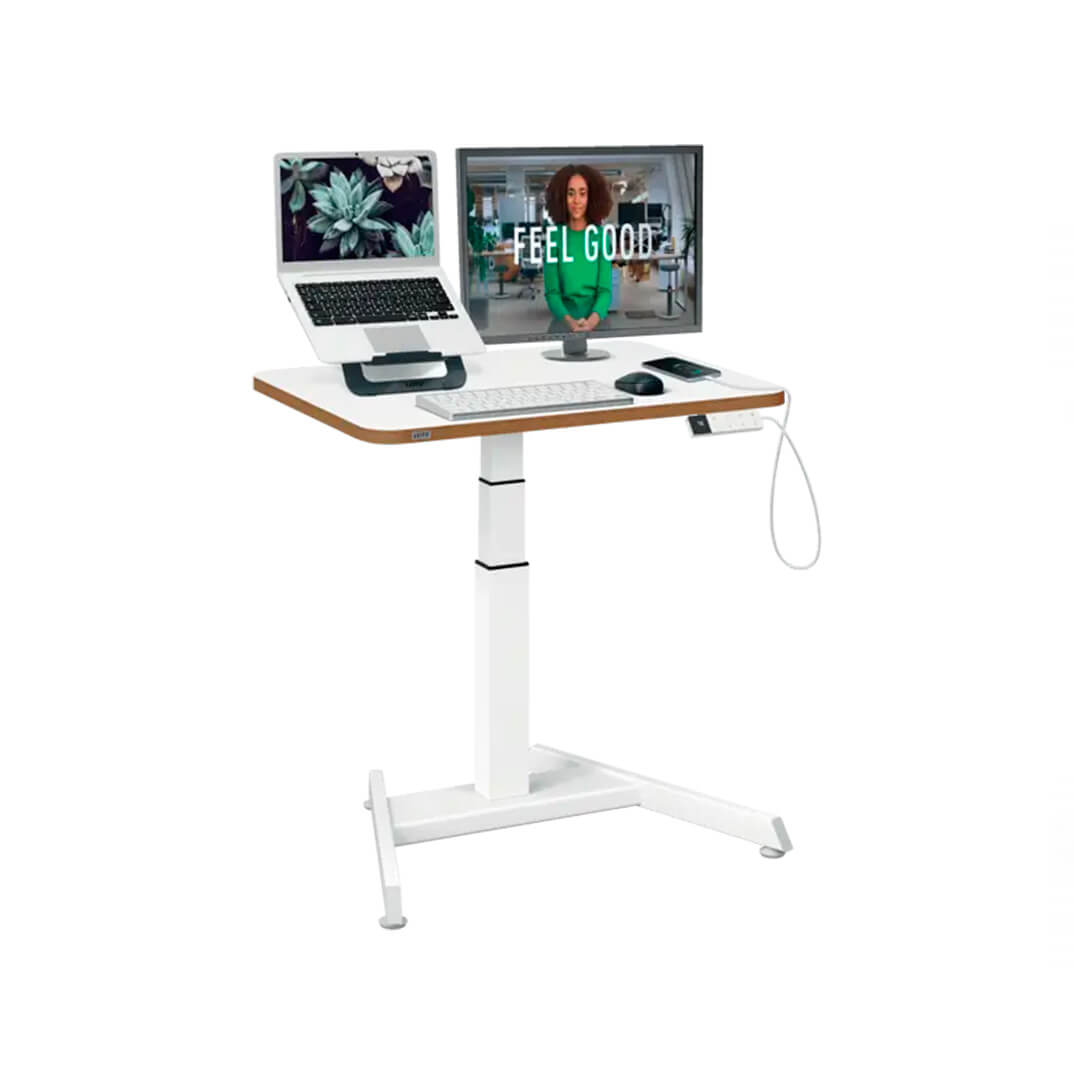 Escritorio compacto eléctrico Leitz Blanco
