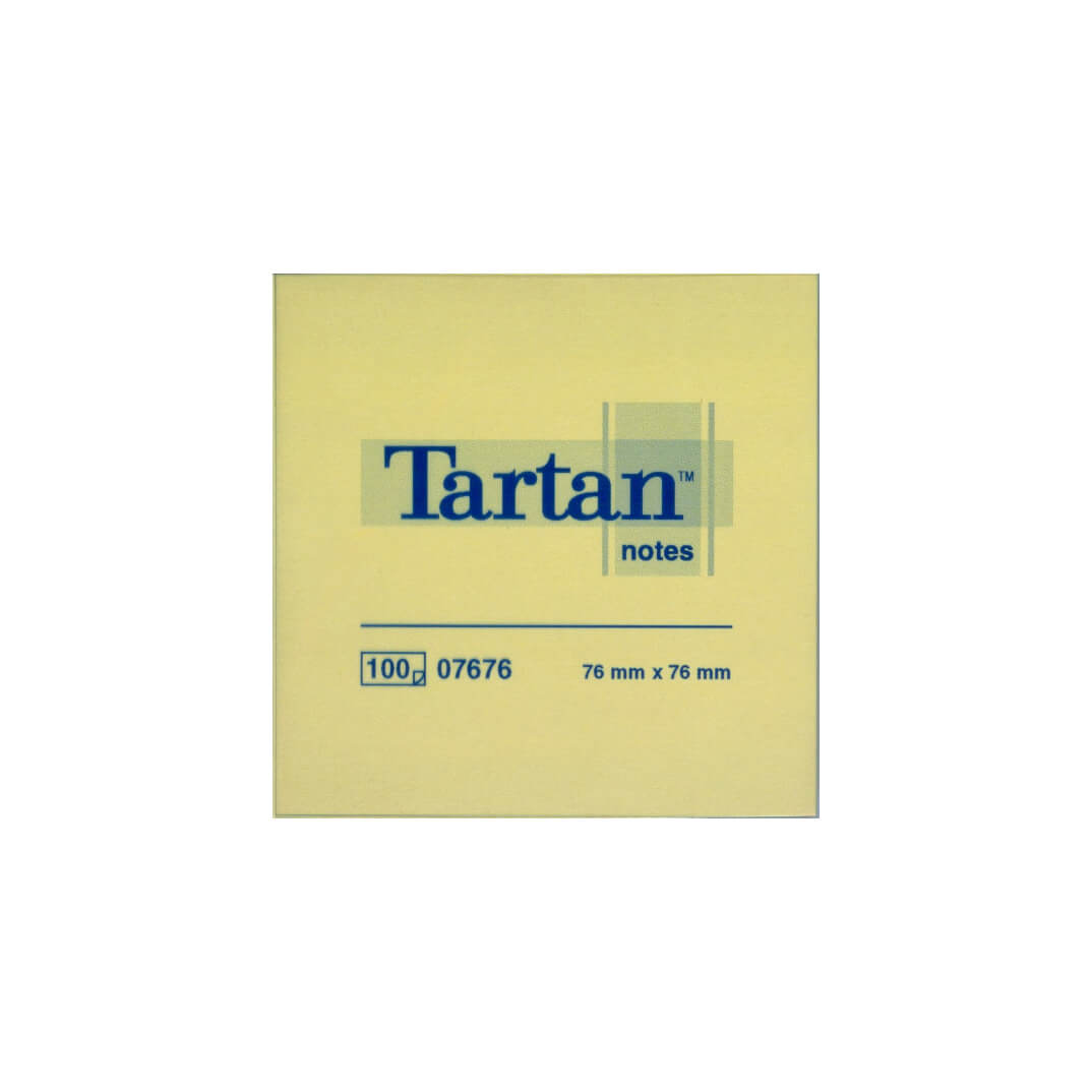 Bloc notes Tartan adhesives 76x76