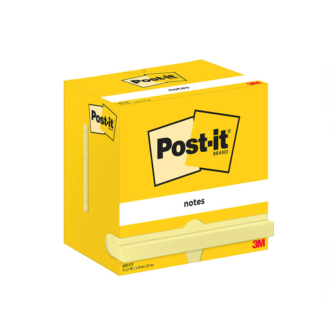 Bloc notes POST-IT® 655 76x127