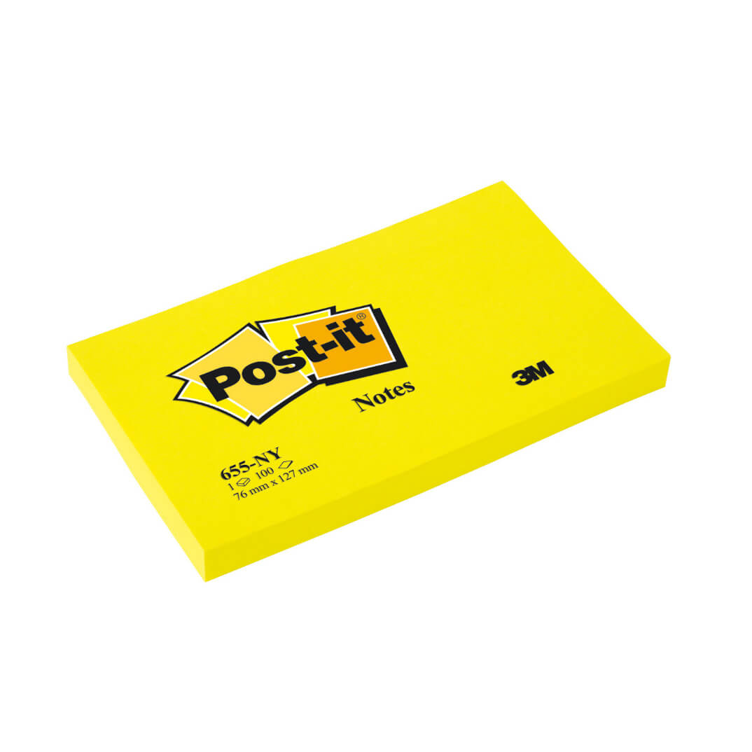 Bloc notes POST-IT® 655NY 76*127