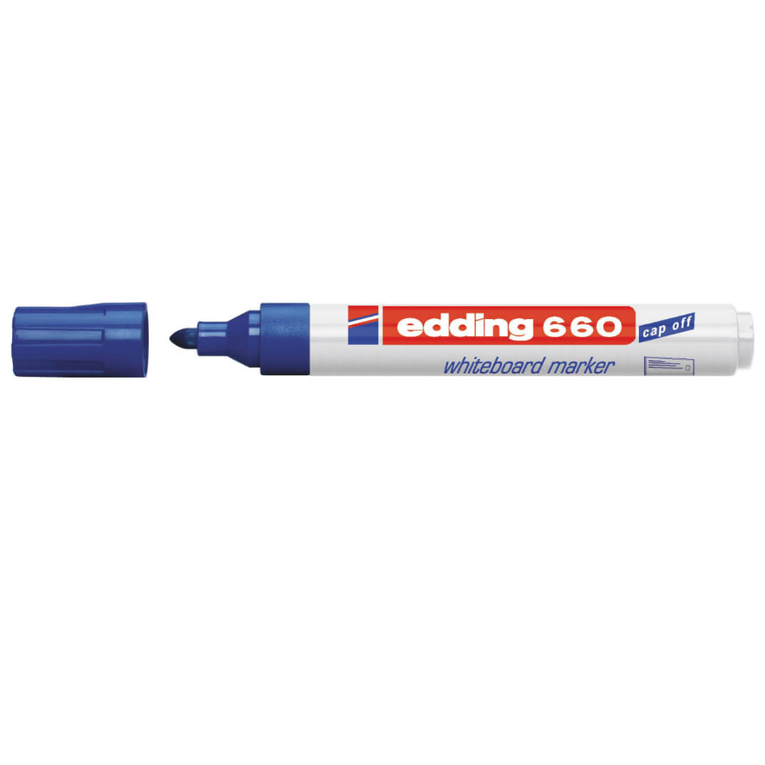 Retolador pissarra blanca edding 660 blau