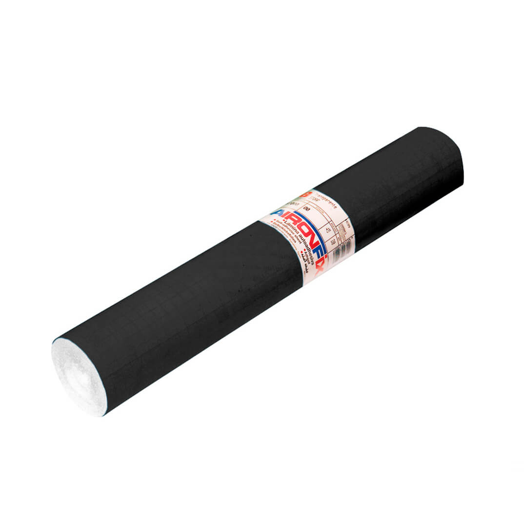Rollo adhesivo Aironfix negre 0,45x20 mt.