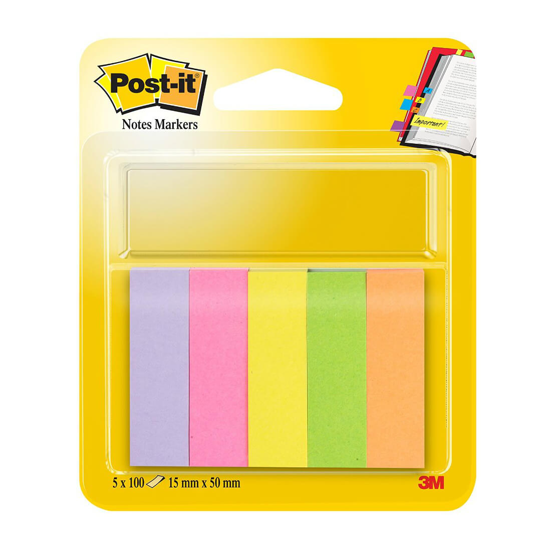 Bloc notas mini POST-IT® neón 15x50