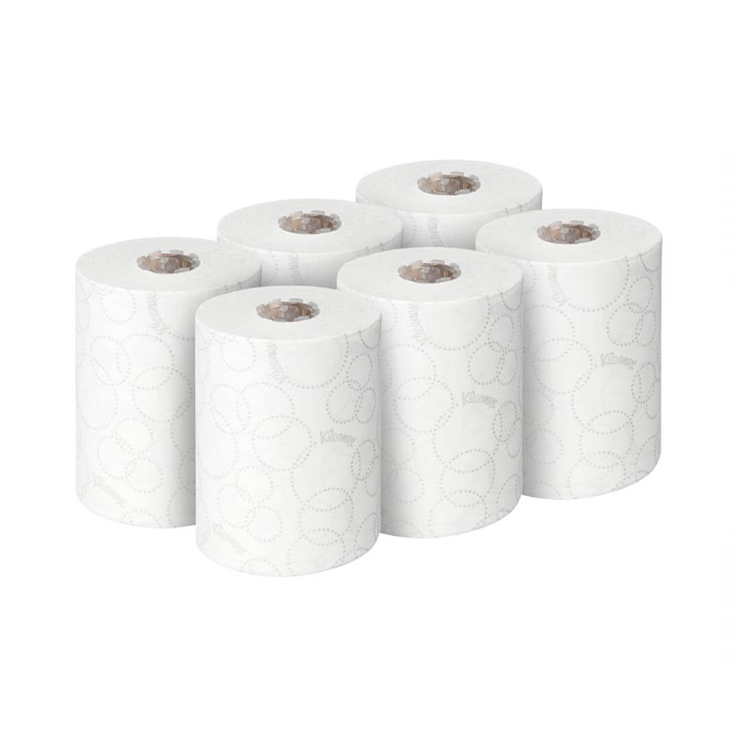 Pack 6 rotllos aixugamans Kleenex Slimroll 100m